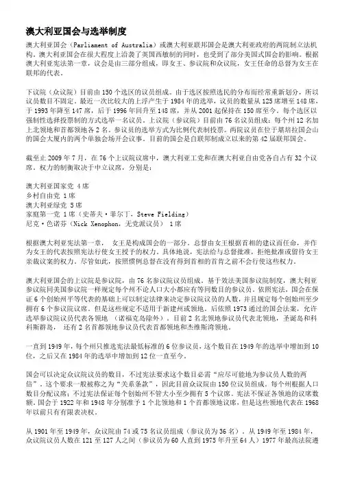 澳大利亚国会