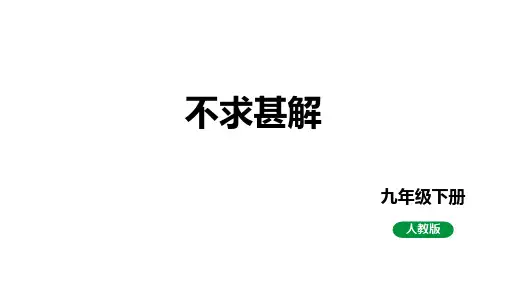 《不求甚解》ppt课件