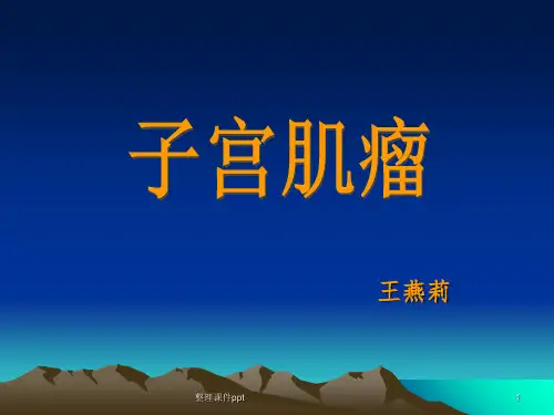 《子宫肌瘤护理查房》PPT课件