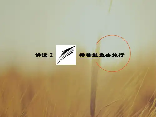 2018学年高中语文选修外国诗歌散文欣赏课件：第五单元 讲读2 带着鲑鱼去旅行