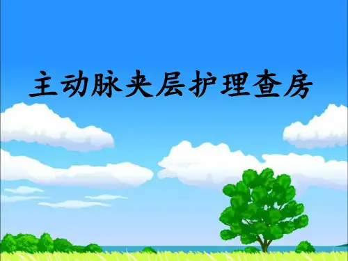 主动脉夹层护理查房