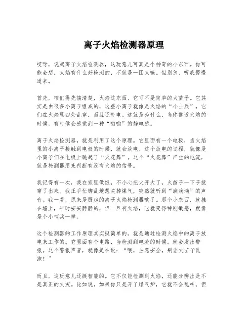 离子火焰检测器原理
