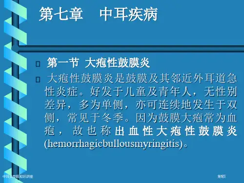 中耳炎专题知识讲座