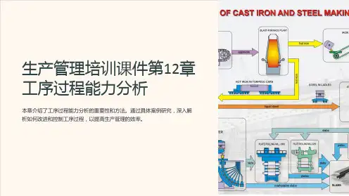 生产管理培训课件第12章工序过程能力分析