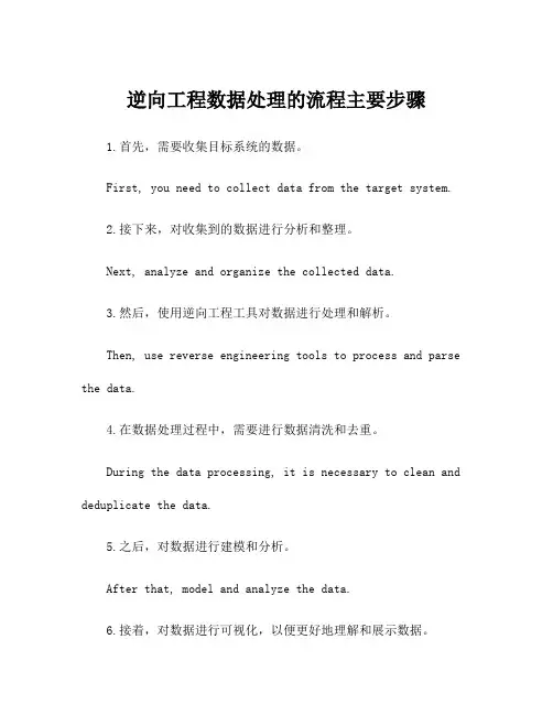 逆向工程数据处理的流程主要步骤