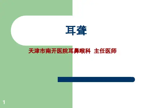 耳聋PPT演示幻灯片