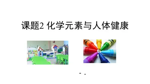 《化学元素与人体健康》PPT课件