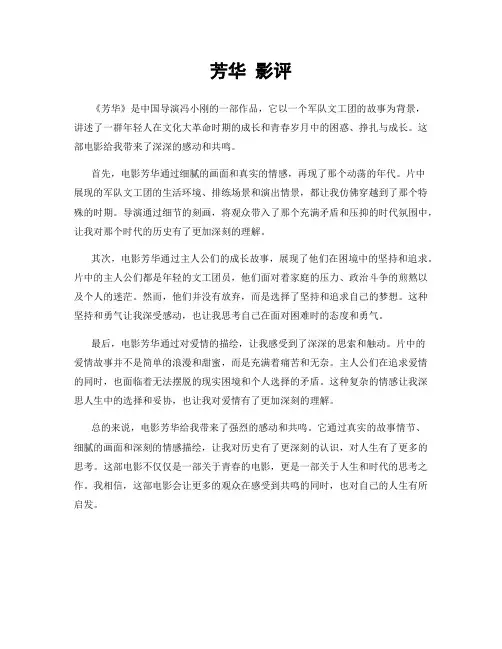 芳华 影评