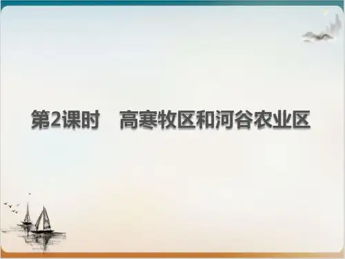 地理八级下册课堂课件 自然特征与农业 