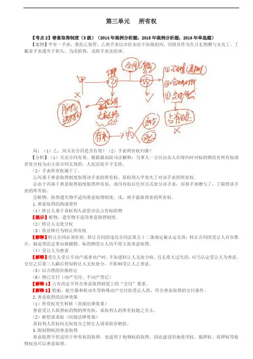 注册会计师-经济法第11讲_善意取得制度、动产所有权的特殊取得方式、用益物权概述、(国有)建设用地使用权