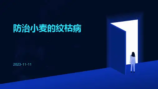 防治小麦的纹枯病
