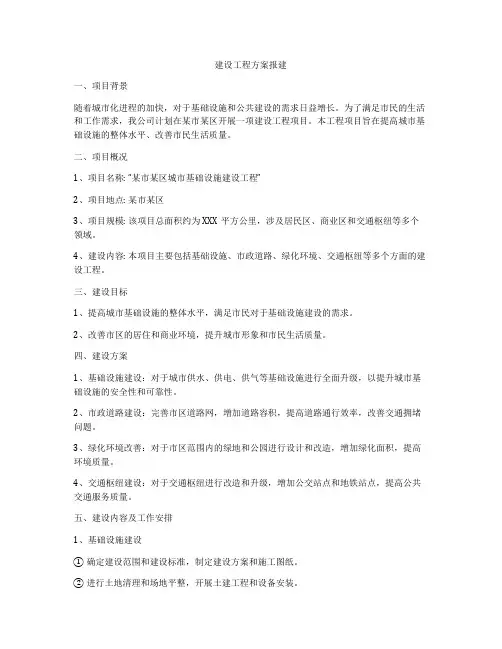 建设工程方案报建