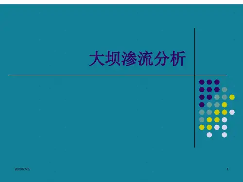(优选)大坝渗流分析详解.