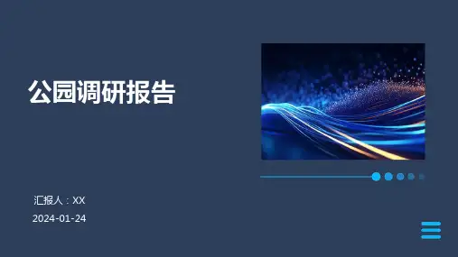 公园调研报告