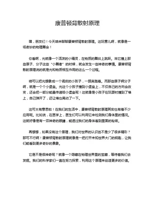 康普顿背散射原理