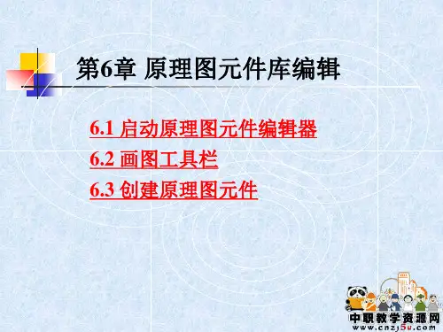 eda技术与应用(电工版)电子教案第6章 原理图元件库编辑