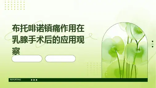 布托啡诺镇痛作用在乳腺手术后的应用观察