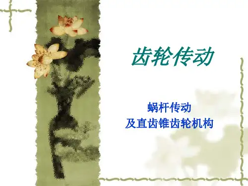 蜗杆传动及锥齿轮传动
