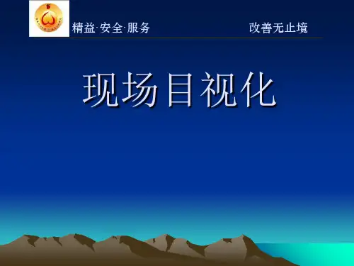 目视化管理培训课件