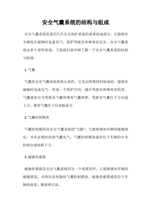 安全气囊系统的结构与组成