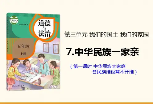 《中华民族一家亲》优质公开课部编版1