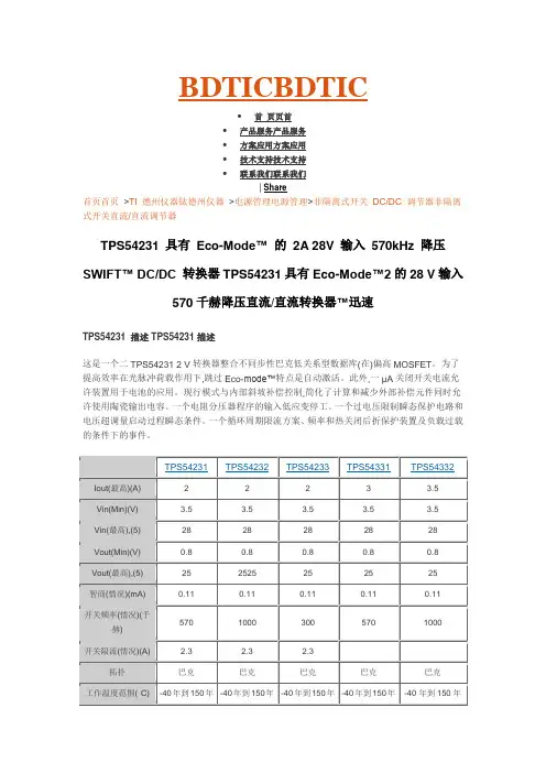 TPS54231原理