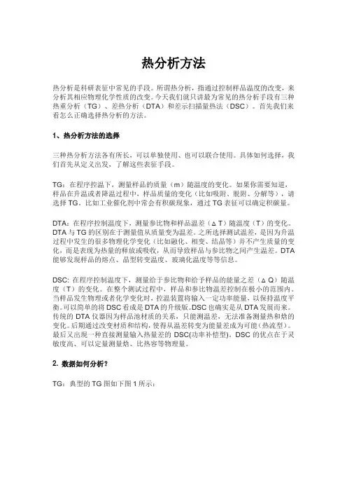 热分析方法
