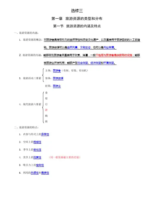 地理选修三笔记