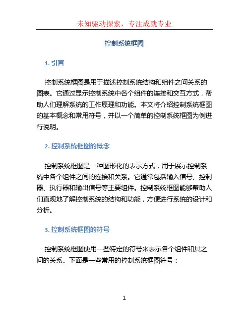 控制系统框图