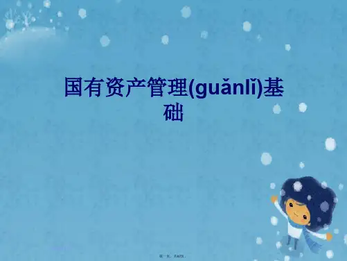 国有资产管理基础