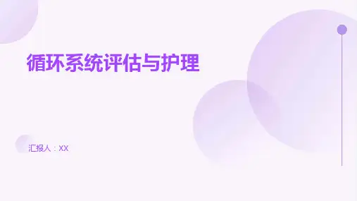 循环系统评估与护理