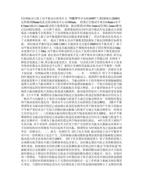 振动大实例与原因分析PDF