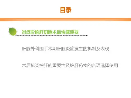 肝脏肝切除幻灯科会课件