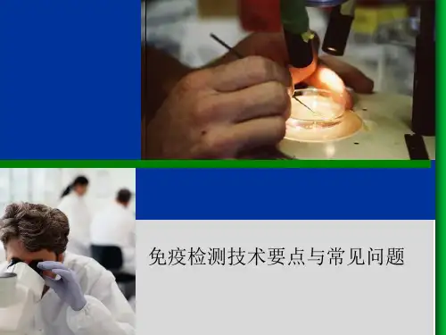 免疫检测技术要点与常见问题