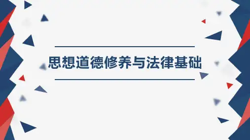 思想道德与法治第四章(含练习题)