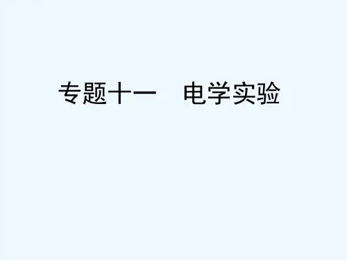 2014高考物理二轮导与练课件：电学实验（75ppt）