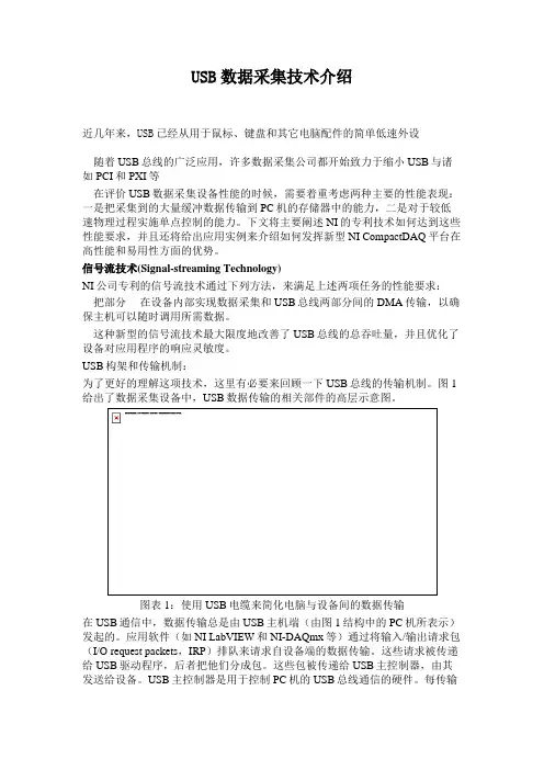 USB数据采集技术介绍.