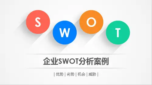 企业SWOT分析案例PPT(35张)全文