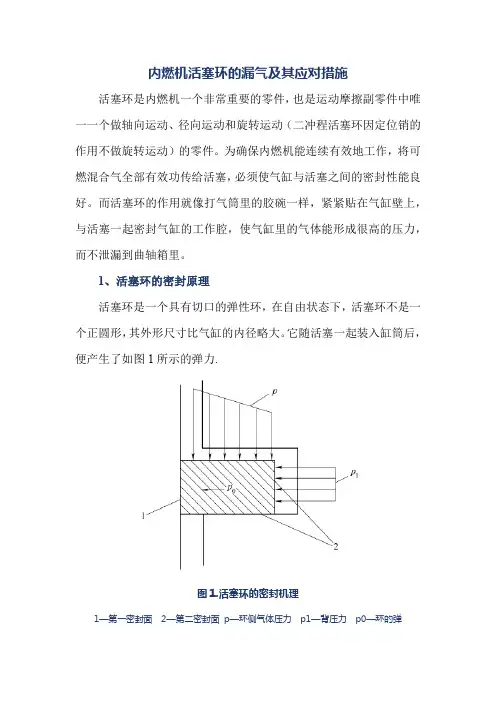 内燃机活塞环的漏气及其应对措施