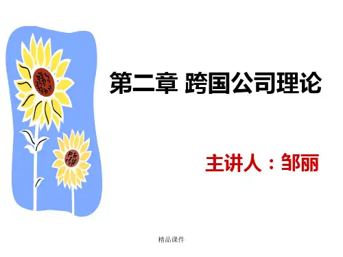 2第二章跨国公司理论