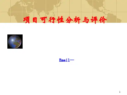 项目可行性分析与评价PPT课件
