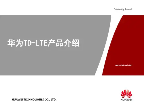 华为TD-LTE产品介绍