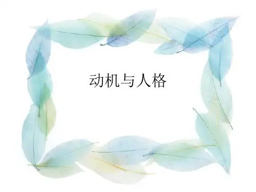 动机与人格