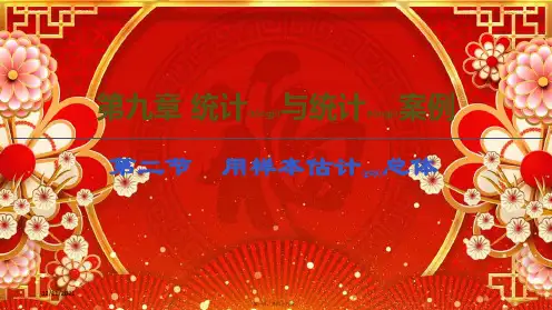高考数学一轮复习 第九章 统计与统计案例 9.2 用样本估计总体课件 苏教苏教高三全册数学课件