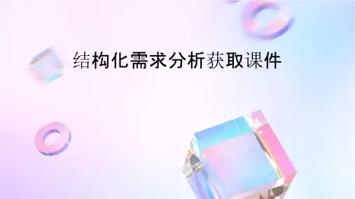 结构化需求分析获取课件