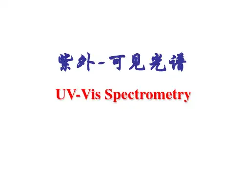 现代仪器分析[5]UV