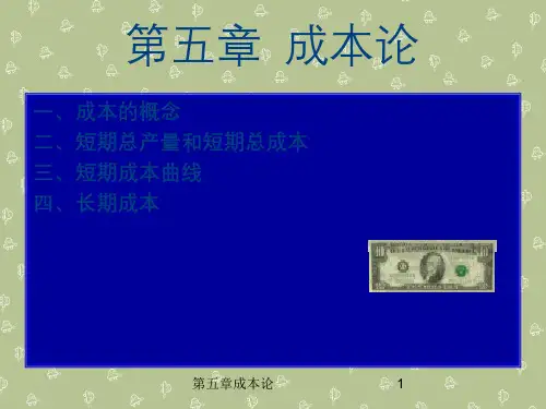 第五章成本论
