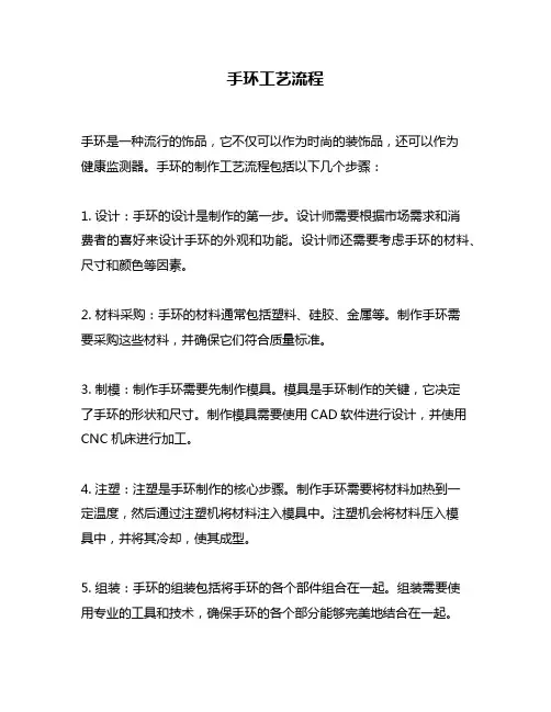 手环工艺流程