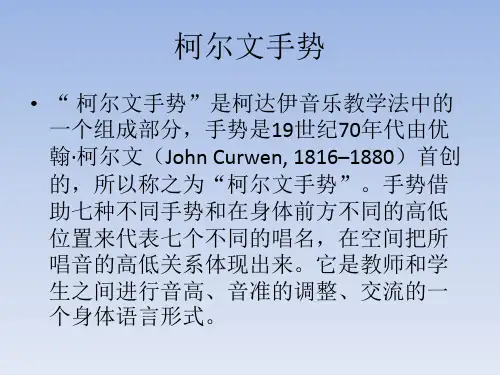 柯尔文手势