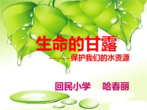 生命的甘露ppt课件小学美术湘美2017课标版六年级上册课件
